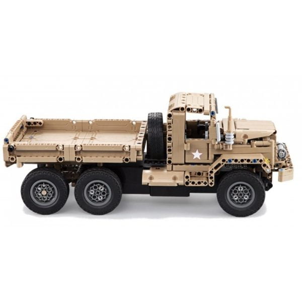 Camion militar cu telecomanda din blocuri de constructie CADA 545 buc 2