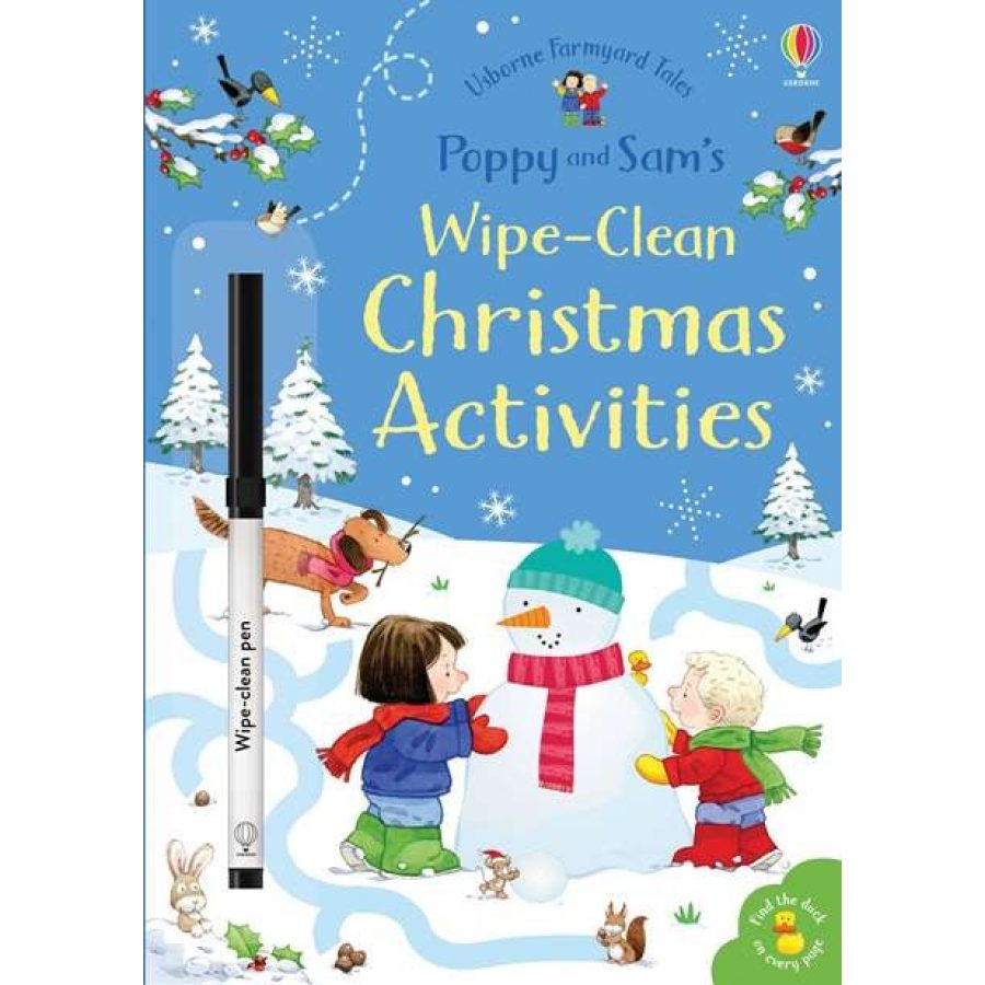 Carte Christmas activities wipe-clean, 3+ ani
