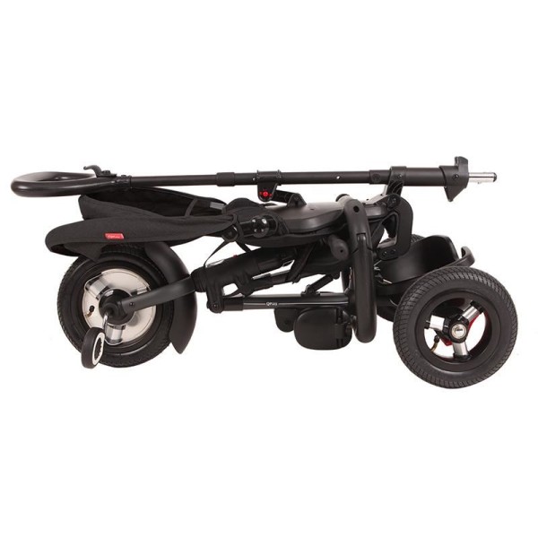 Tricicleta cu roti de cauciuc Qplay Rito Rubber Negru 9
